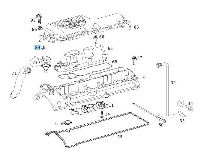 Valve Cover Gasket 2002-2006
